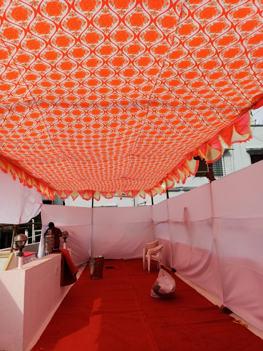 Beautiful wedding mandap decoration by Shree Gurudatta Mandap Decorators in Pune